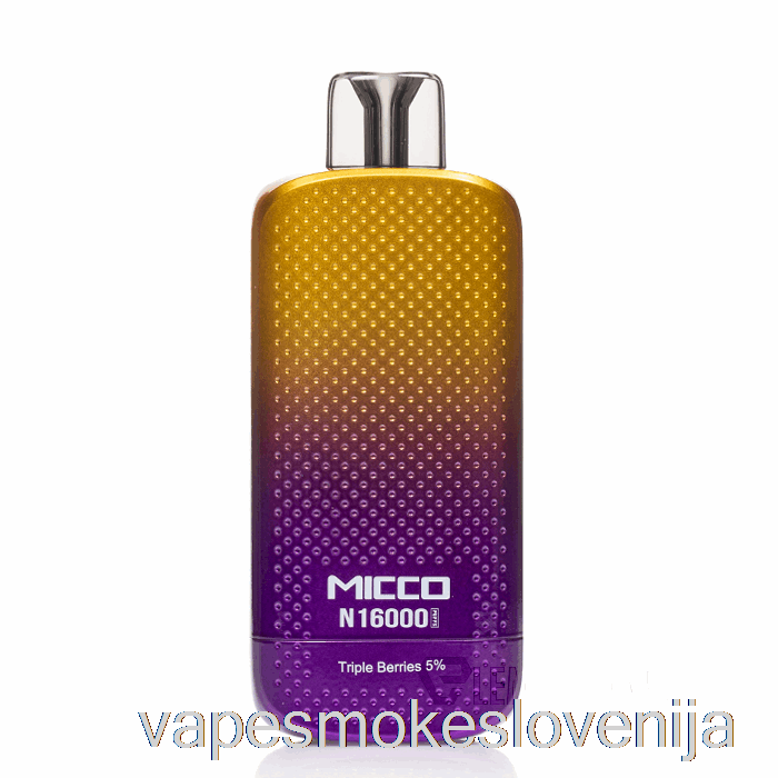 Vape Za Enkratno Uporabo Horizontech Micco N16000 Trojne Jagode Za Enkratno Uporabo